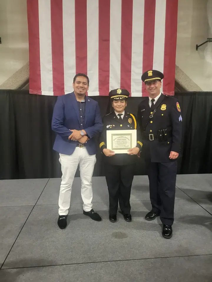 Selvin Cruz and Elvia J. Cruz in US FEDERAL CHAPLAINS NY event